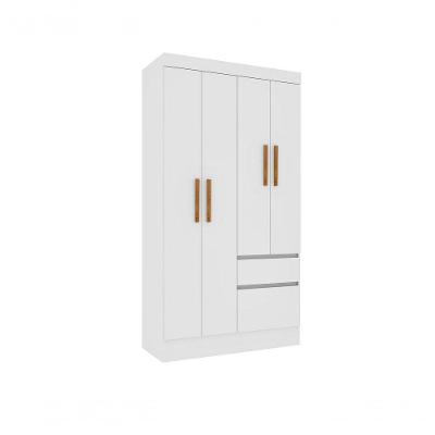 Guarda Roupa Oregon 4 Portas 2 Gavetas Tcil Neve.