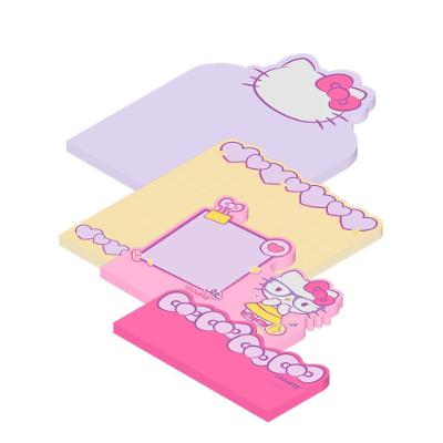 Bloco Adesivo Camadas Hello Kitty 4 Unidades Leoarte