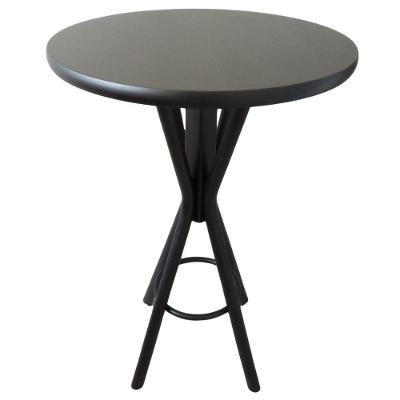 Mesa Bistrô Eva Selva Diam 70 Cm Bancada Bar Cozinha Luxo Tabaco
