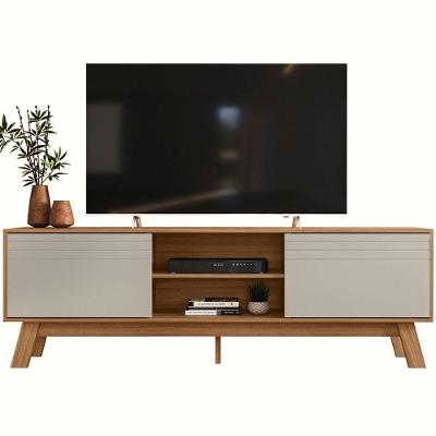 Rack Bancada Para Tvs Ate 70 Dubai Nature Off White Plla