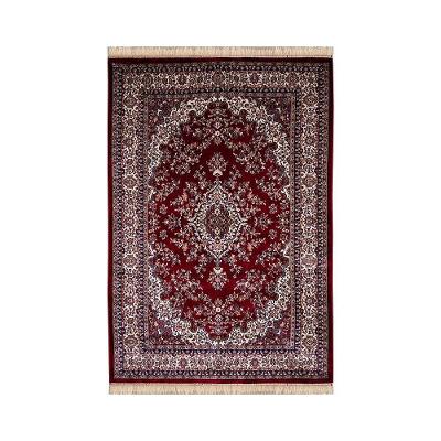 Tapete Para Sala Belga Bruxelas 3 Vermelho 1,00x1,40m
