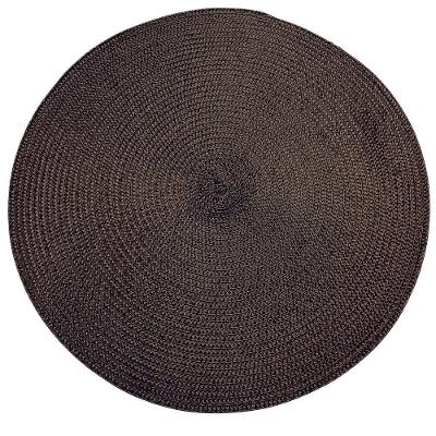 Kit 4 Sousplats Yoi Marrom 38cmx38cm marrom