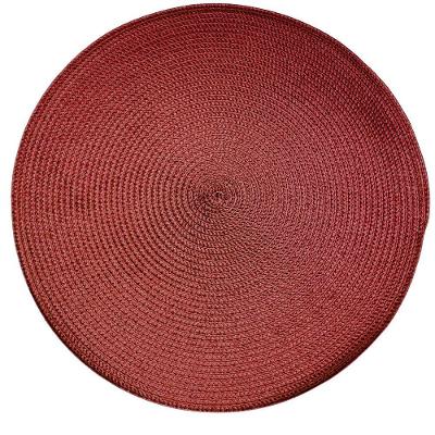 Kit 4 Sousplats Yoi Bordo 38cmx38cm vermelho