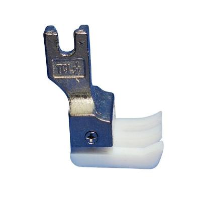 Pé Calcador De Teflon Pesponto Compensado Para Maquina Reta Industrial Lado Esquerdo 6mm Tcl-1/4e