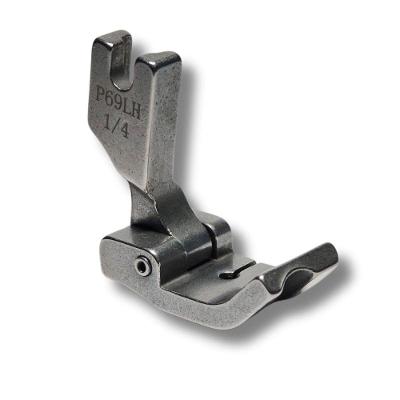 Pé Calcador Pregar Vivo Cordão Para Máquina Reta Industrial Lado Esquerdo 6mm P-69lh 1/4