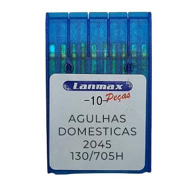 Agulha Para Máquina Doméstica 2045 Nº 14 Lanmax - Pct 10 Unidades