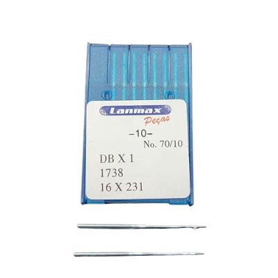 Agulha Cabo Fino Dbx1 Para Maquina De Costura Reta Industrial Numero 10