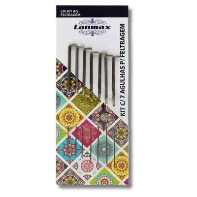 Kit De Agulha Para Feltragem Lanmax Com 07 Und Lm - Kit Ag