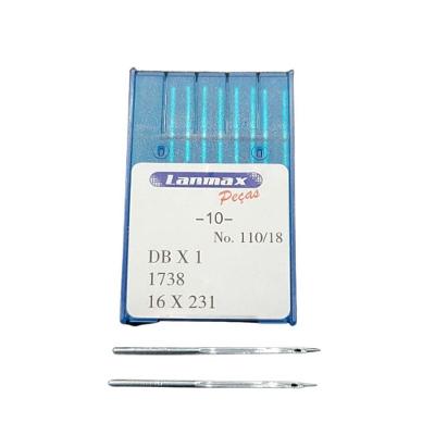 Agulha Cabo Fino Dbx1 Para Maquina De Costura Reta Industrial Numero 18