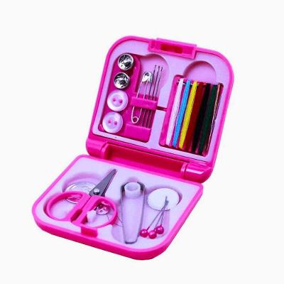 Kit De Costura Para Viagem Pequeno Pink