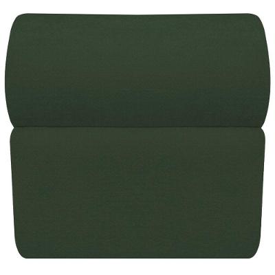 Poltrona Decorativa Orgânica Escritório Recepção Sala Virgínia Linho Amarena Móveis Verde