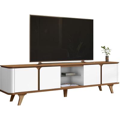 Rack Bancada Para Tv 60 Pol 217 Cm 11097 Cedro Branco Dcasa Cedro Branco