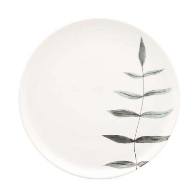 Prato Raso Em Cerâmica Flat Samambaia 26cm Oxford