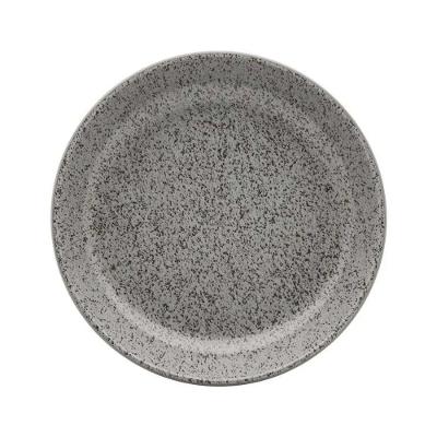 Prato Fundo Em Cerâmica Flat Gray 20,5cm Oxford