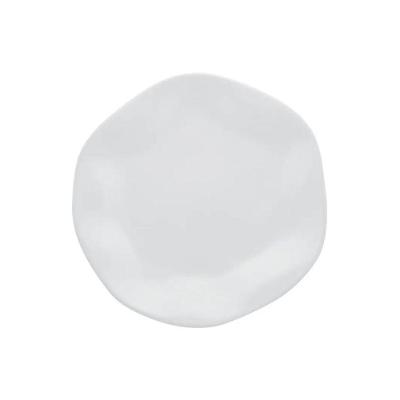 Prato Sobremesa Em Porcelana Ryo White 21,5cm Oxford