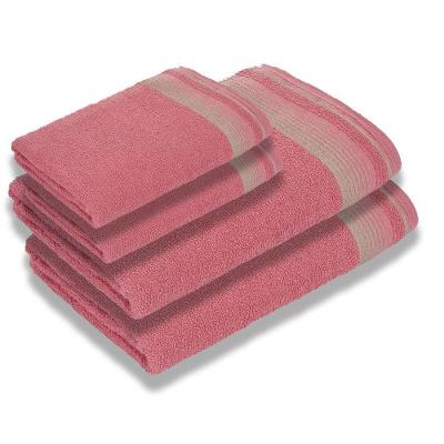 Kit 4 Toalhas Luxury Soft Beka 360 G m² 2 Banho + 2 Rosto Luxo Rosê