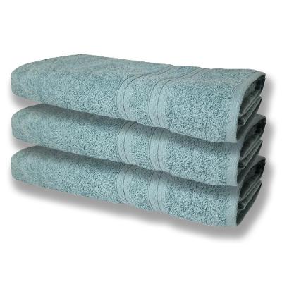 3 Toalhas Super Felpudas Grande E Grossa Algodão 80x150 Itália Soft Beka Verde Verde