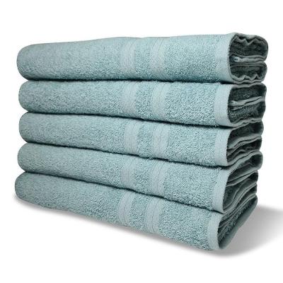 Kit 10 Toalhas Banho Gigante Itália Soft 100% Algodão Grossa Luxo Verde Claro