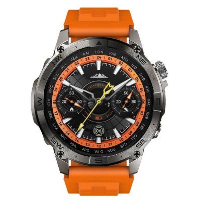 Relógio Zeblaze Stratos 2 Plus Gps Amoled Bússola Altímetro Bluetooth Laranja