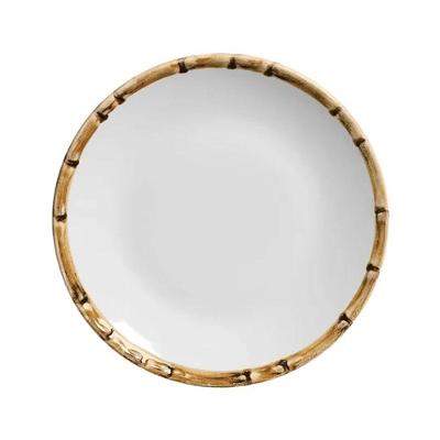 Jogo Pratos Sobremesa Bambu Scalla 6 Unidades Branco
