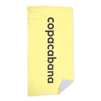 Toalha De Praia - Praia De Copacabana Amarelo