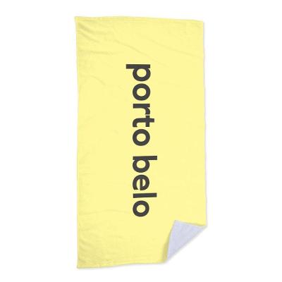 Toalha De Praia - Praia De Porto Belo Amarelo