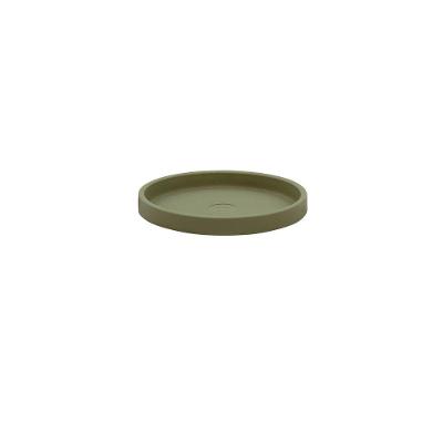 Prato Para Vaso Tramontina Polietileno Verde Oliva Grande Tramontina