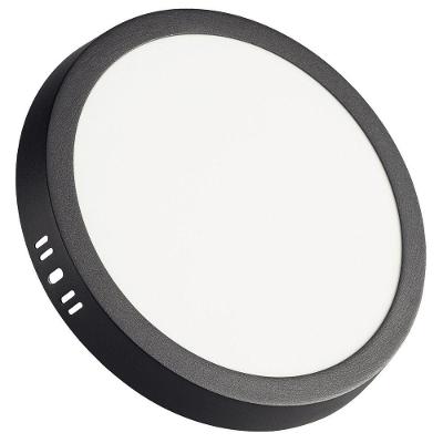 Plafon Fita Led Tramontina Redondo Sobrepor Preto 18w 4000k 1250lm Luz Neutra Tramontina