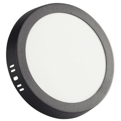 Plafon Fita Led Tramontina Redondo Sobrepor Preto 12w 4000k 840lm Luz Neutra Tramontina
