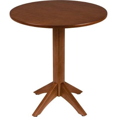 Mesa Madeira Tramontina London 2 Lugares 70cm Tauarí Amêndoa Redonda Tramontina