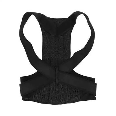 Colete Corretor Postural Magnético Ajustável Preto