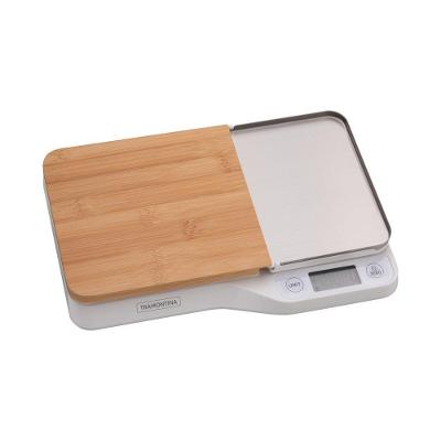 Balança Digital Para Cozinha Tramontina Adatto Com Tábua De Corte