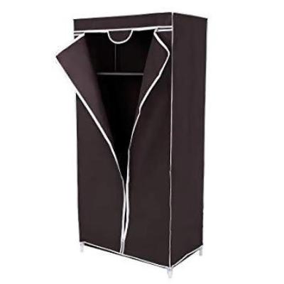 Guarda Roupa Portatil Armario Multifuncional Arara Cabideiro Dobravel Organizador Camping Preto