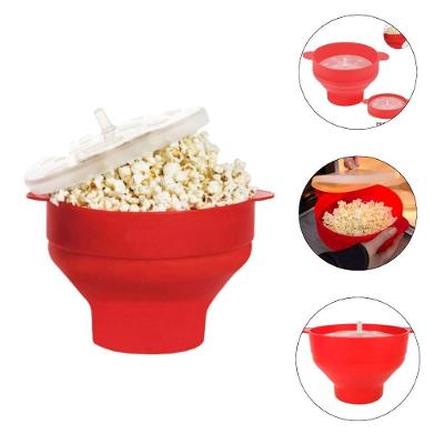 Balde Pipoca Pipoqueira Silicone Para Micro-ondas Sem óleo