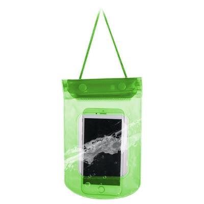 Capa A Prova Dágua Celular Mergulho Verde