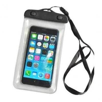 Capa Bolsa A Prova D'água Proteção Chuva Mergulho Smartphone