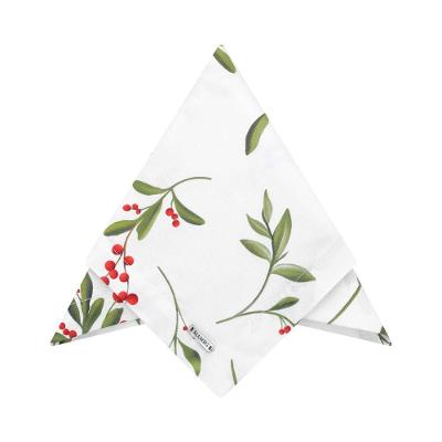 Guardanapo Em Algodão Xmas Foliage 40x40cm Mameg