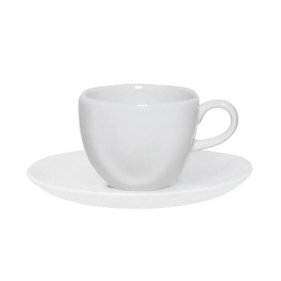 Xícara Para Chá Com Pires Em Porcelana Ryo White 220ml Oxford