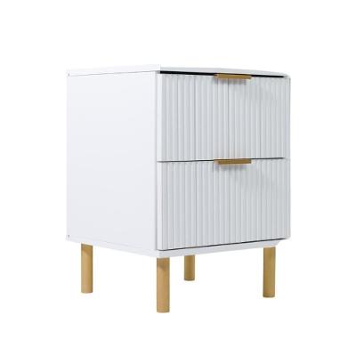 Mesa De Cabeceira Ditália 2 Gavetas Dm-121 Branco