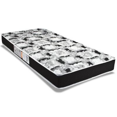 Colchão Solteiro Espuma D33 Supreme Prtó Saúde Black (88x188x17) - Luckspuma