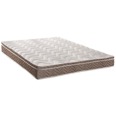Colchão King Espuma D33 / Anatômico Confort Ultra Firme Euro Pillow Brown (193x203x25) - Paropas