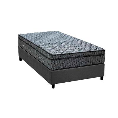 Colchão Solteiro Molas Ensacadas SuperPocket Orthotel Luxo + Base CRC Suede Gray (88x188) - Ortobom