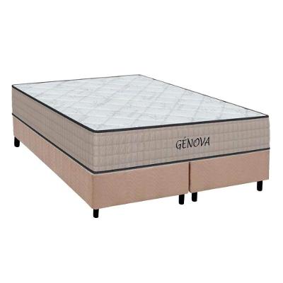 Conjunto Box King: Colchão Espuma Orthoflex D45 Genova + Base CRC Suede Clean(193x203)