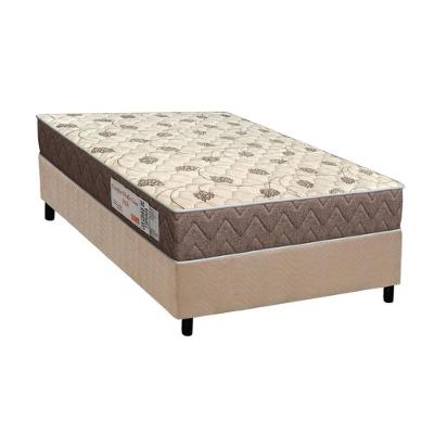 Conjunto Box Solteiro: Colchão Espuma Orthoflex D28 Comfortpedic + Base CRC Suede Clean(78x188)