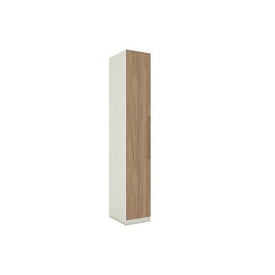 Módulo de Quarto Casal Guarda Roupa c/ 1 Porta MC01 Seletto Areia/Jequitibá - Henn