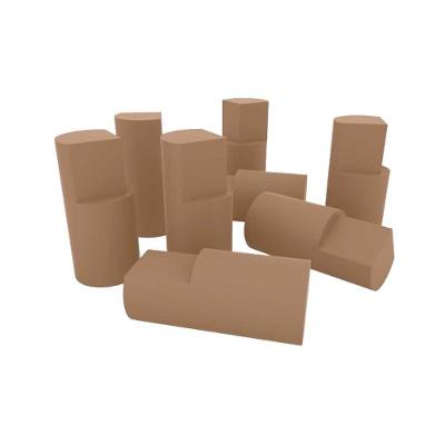 Multiuso de Cozinha Kit 8Un Pés Madeira P/ Balcão de Jequitibá Brilho - Henn