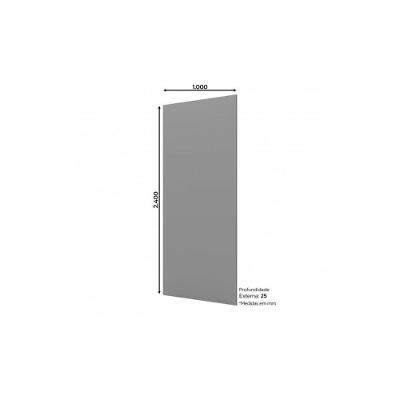 Multiuso de Cozinha Painel de Edição p/ Fechamento Americana 240x100x2,5cm Branco - Henn