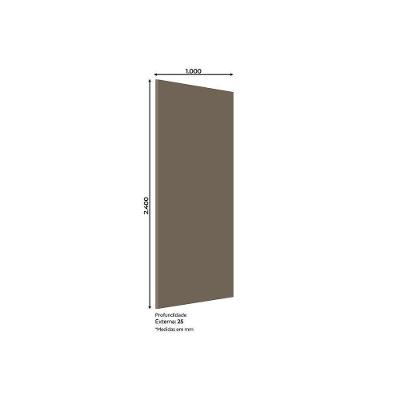 Multiuso de Cozinha Painel de Edição p/ Fechamento Connect 240x100x2,5cm Off White - Henn