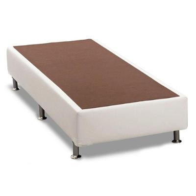 Cama Box Base Solteiro- 0,69x1,88x0,30 Universal Courano White (Solteiro- 0,69x1,88x0,30) - Ortobom
