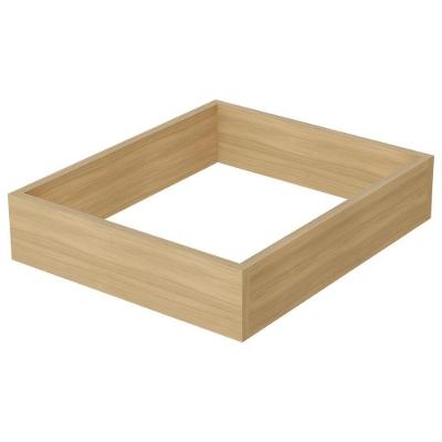 Fechamento de Cozinha Modulado Kit de Rodapé Multilinha 40x47x10cm Nature - Nesher